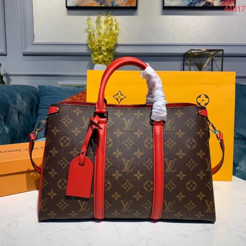 Louis Vuitton SOUFFLOT Mittlere Tasche M44817 rot