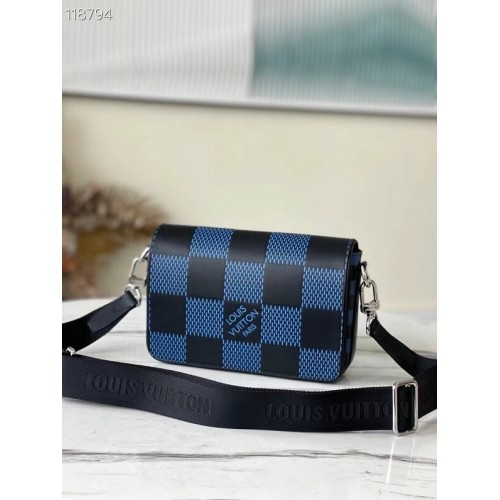 Louis Vuitton Umhängetasche N50037 blau