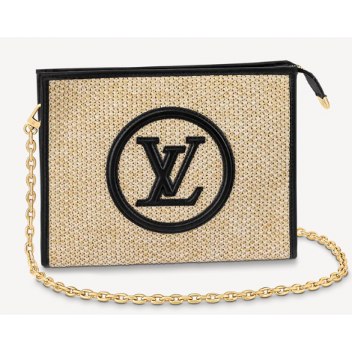 Louis Vuitton TOILETRY POUCH ON CHAIN M81366 schwarz