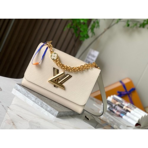 Louis Vuitton TWIST MM M59627 Creme