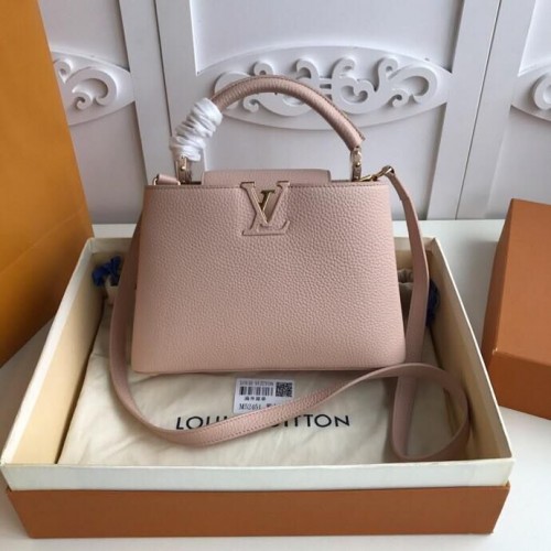 Original Louis Vuitton elegante Capucines BB Taschen M94517 Nude