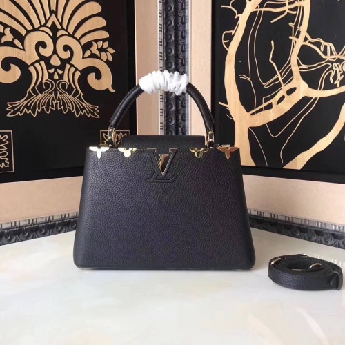 Louis Vuitton original Elegant Capucines BB Taschen M94517 schwarz