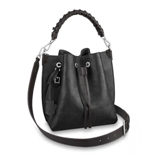 Louis Vuitton original Mahina Leder MURIA M55800 Schwarz