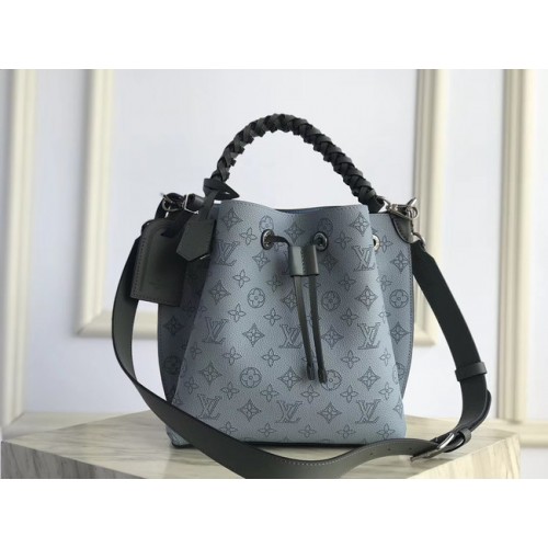 Louis Vuitton original Mahina Leder MURIA M55800 blau