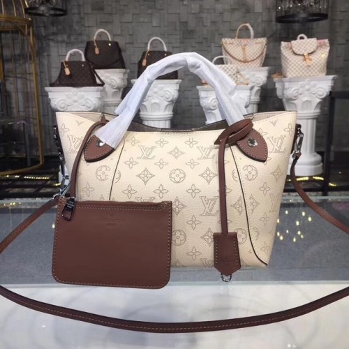 Louis Vuitton Original Mahina Leder Tragetasche 54351 creme