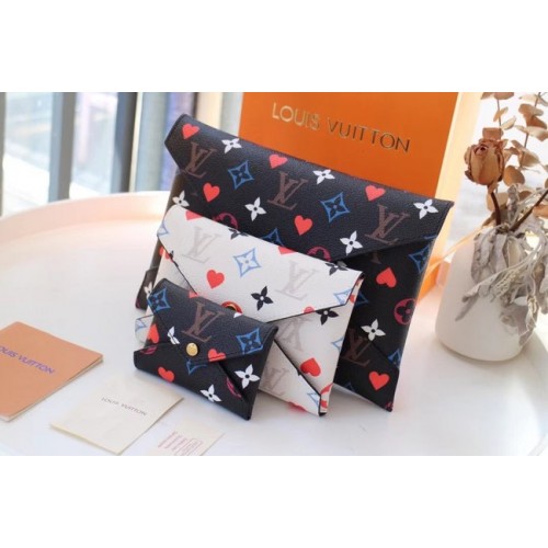 Original Louis Vuitton POCHETTE KIRIGAMI M67600 schwarz-weiß