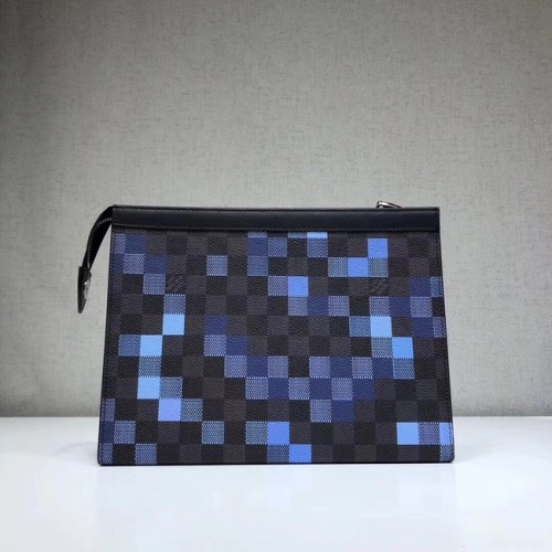 Louis Vuitton original POCHETTE VOYAGE MM N41696 blau