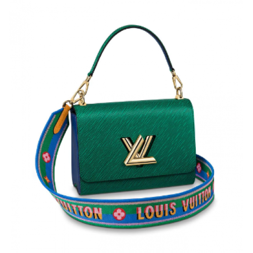 Louis Vuitton Twist Medium Tragetasche M55851 Smaragd