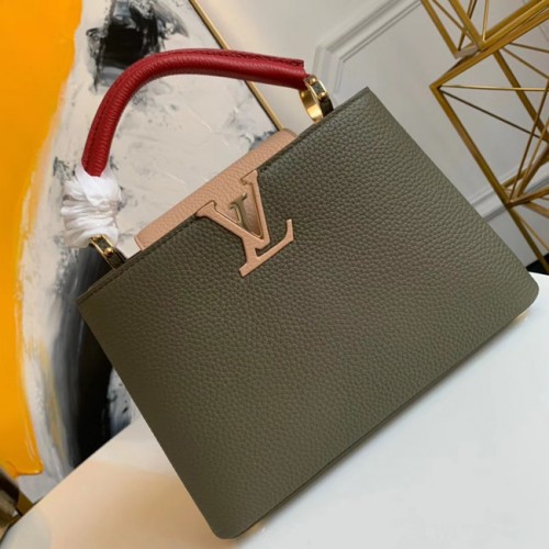 Louis Vuitton CAPUCINES BB M55359 grün