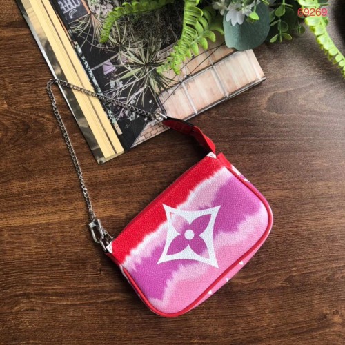 Louis Vuitton ESCALE POCHETTE ACCESSOIRES Mini-Handtasche M69269 rot