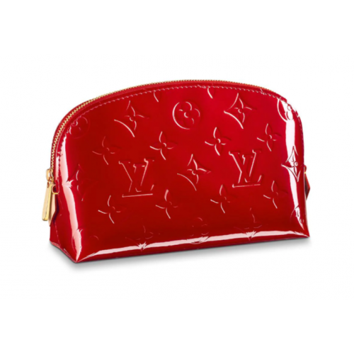 Louis Vuitton Monogram Vernis Leder KOSMETIKTASCHE M90172 rot