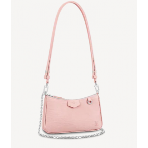 Louis Vuitton Original EASY POUCH ON STRAP M80479 Rose Ballerine Pink