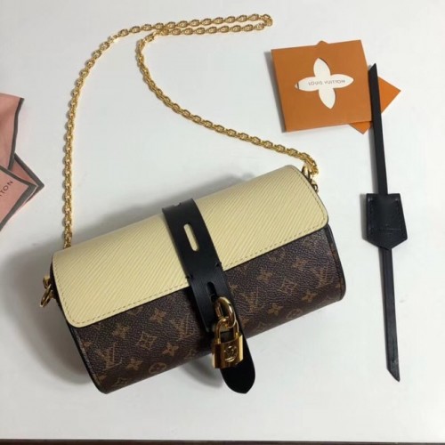 Louis Vuitton Monogram Canvas BRILLENTASCHE M43903 cremeweiß