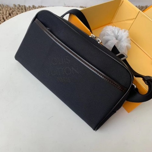 Louis Vuitton Original BUMBAG Pocket M93619 schwarz