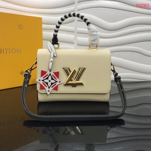 Original Louis Vuitton CRAFTY TWIST Einkaufstasche M56780 Creme