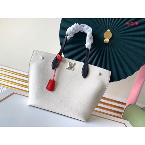 Original Louis Vuitton LOCKME GO M55028 weiß