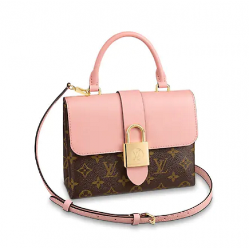 Original Louis Vuitton LOCKY BB M44080 Rose Poudre