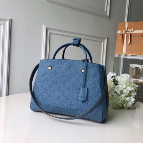 Louis Vuitton original MONTAIGNE MM M44311 blau