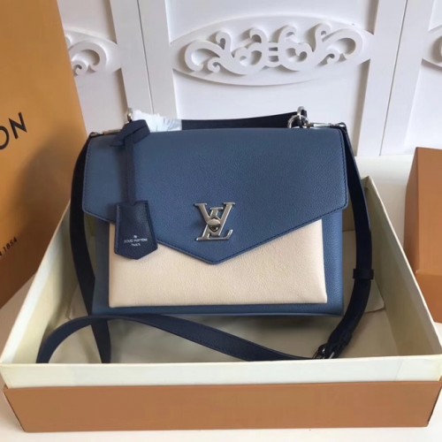 Original Louis Vuitton MY LOCKME M54849 blau-weiß