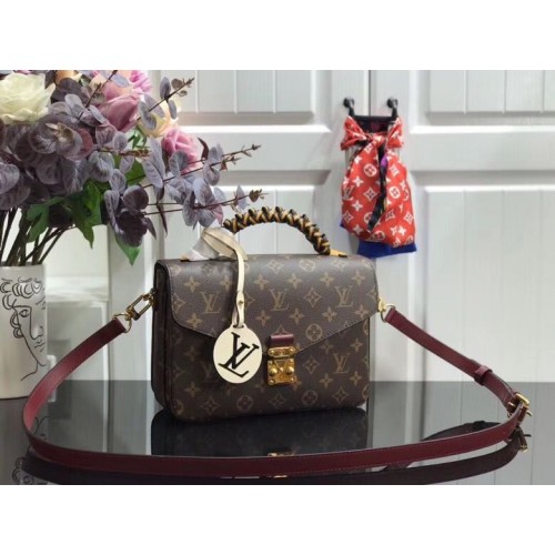Louis Vuitton Original Monogram Canvas POCHETTE METIS M43984 Wein