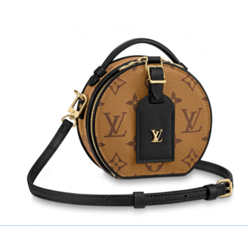 Louis Vuitton Original Monogram Reverse Canvas MINI BOITE CHAPEAU M44699