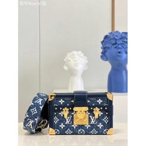 Original Louis Vuitton PETITE MALLE M59717 blau