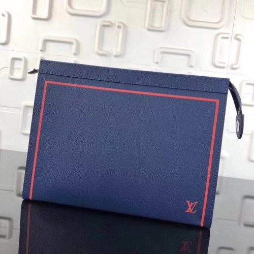 Louis Vuitton original POCHETTE VOYAGE MM M30577 blau