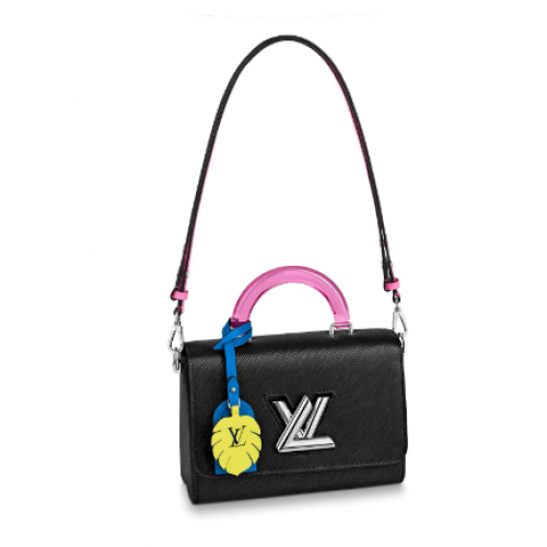 Louis Vuitton Original TWIST Medium Einkaufstasche M56132 schwarz