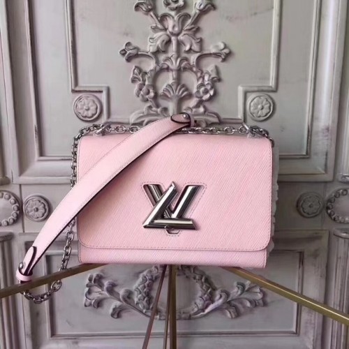 Louis Vuitton Original-Epi-Leder TWIST MM M50332 rosa