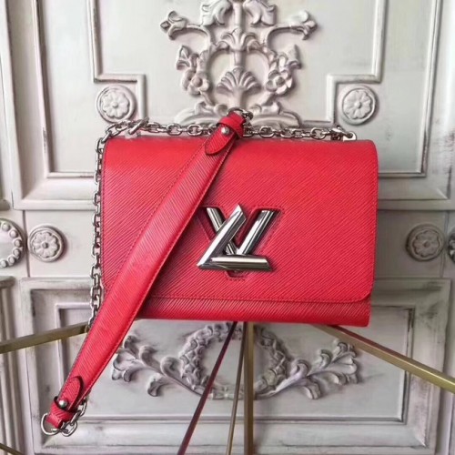 Louis Vuitton Original-Epi-Leder TWIST MM M50332 rot