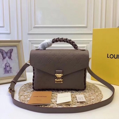 Louis Vuitton Original-Monogrammdruck POCHETTE METIS M43941 GRAU