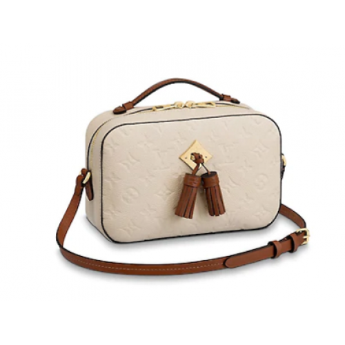 Louis Vuitton Original-Monogrammdruck SAINTONGE M44593 Creme Karamell