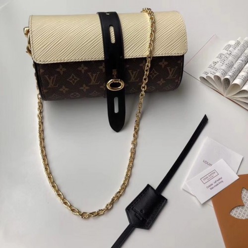 Louis Vuitton Original Monogram Canvas BRILLENETUI M43903 cremeweiß