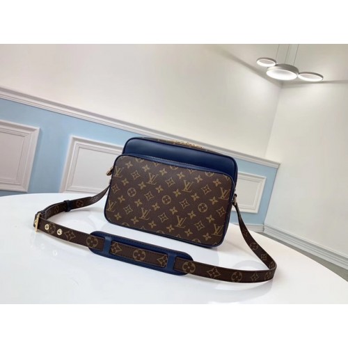 Louis Vuitton Original Monogram Canvas Umhängetasche M51478 blau