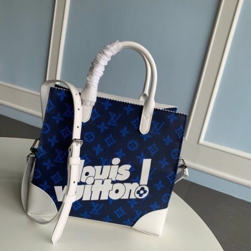 Louis Vuitton Original-Tasche M46113 blau