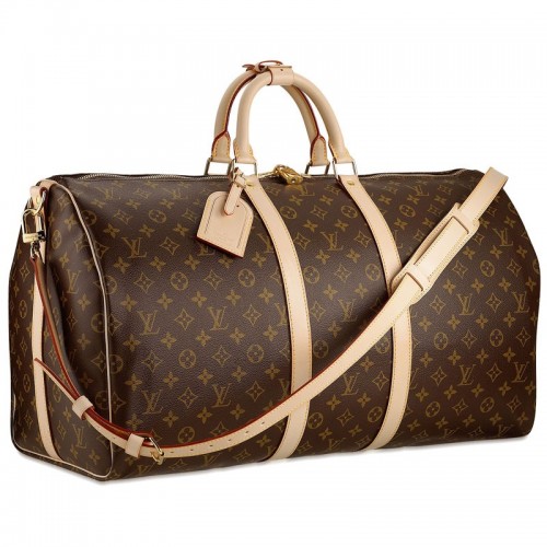 Louis Vuitton Monogram Canvas Keepall 55 Schultergurt M41414