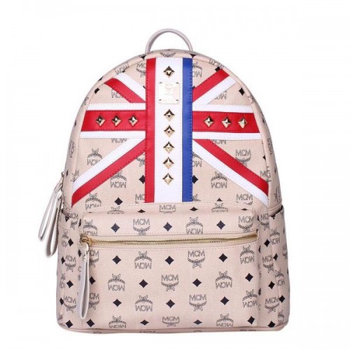MCM Medium Flag of UK Rucksack MC5173 Beige