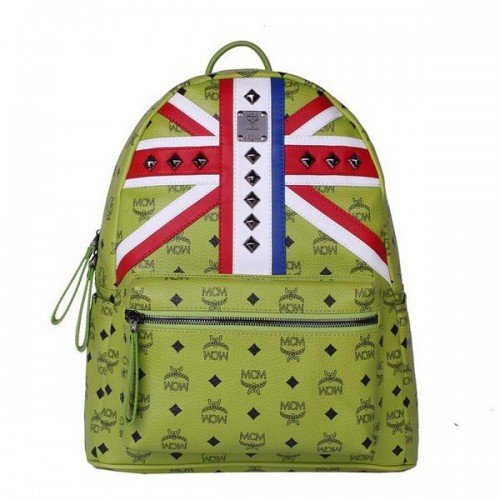 MCM Medium Flag of UK Rucksack MC5173 Grün