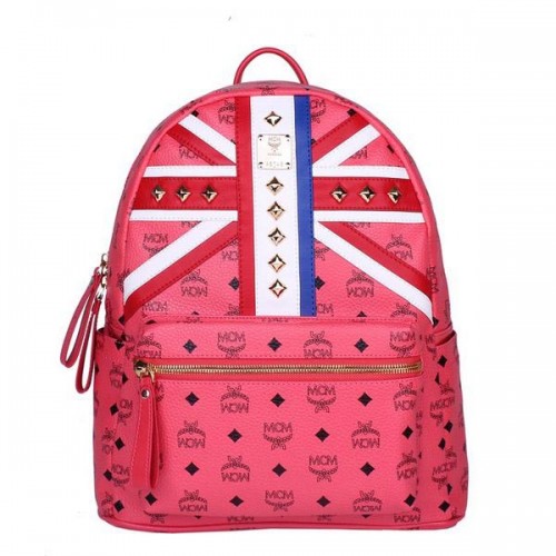 MCM Medium Flag of UK Rucksack MC5173 Rot