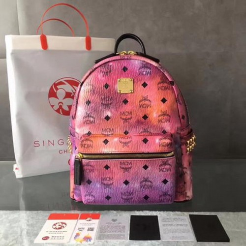 MCM Medium Top Studs Rucksack MCM0039 Violett
