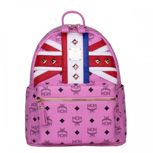 MCM Small Flag of UK Rucksack MC5173S Rosy
