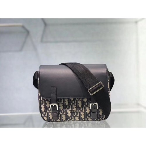 MITTLERE DIOR BOBBY TASCHE Blauer Dior Oblique Jacquard CR9094