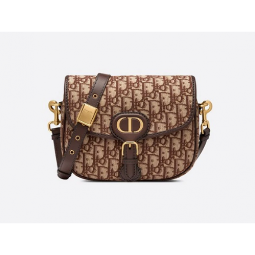 MITTLERE DIOR BOBBY TASCHE Brauner Dior Oblique Jacquard M9319U