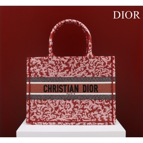 MITTLERE DIOR BOOK TOTE Stickerei M1296ZRU-1