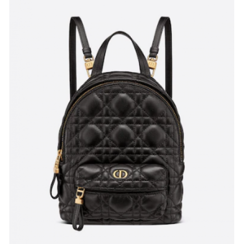 MINI DIOR RUCKSACK Cannage Lammleder M9222 schwarz