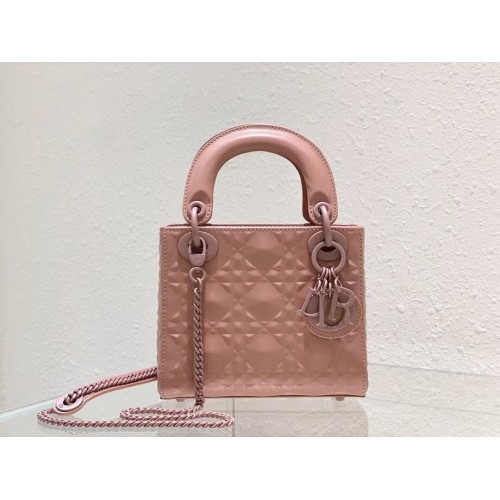 MINI LADY DIOR TASCHE Cannage Kalbsleder C2815 rosa