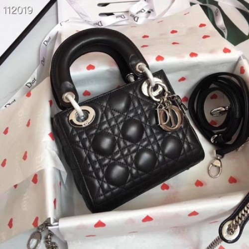 MINI LADY DIOR-TAS VAN LAMSLEER CAL44500 schwarz
