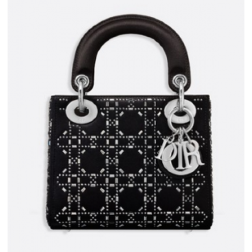 MINI LADY DIOR-TAS VAN SATIJN M0500PRTC SCHWARZ