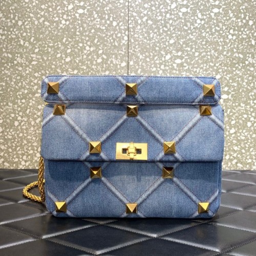 Mittelgroße VALENTINO ROMAN STUD Kette Denim XW0B0I81H