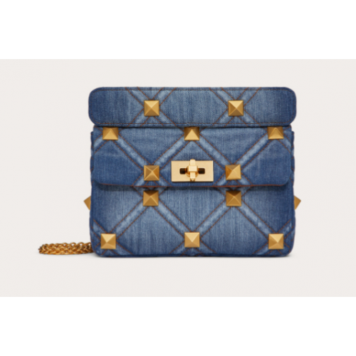 Mittelgroße VALENTINO ROMAN STUD Kette Denim XW0B0I82H